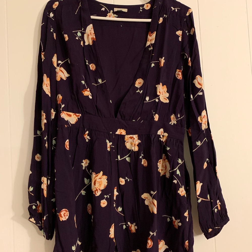 Deep V Urban Outfitters Romper